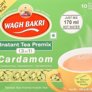 WaghBakari - Instant Cardamom Tea Bag (260 gm) ll1 Case (18 x 260 gm)