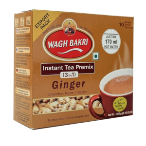 WaghBakari - Instant Ginger Tea Bag (260 gm) ll1 Case (18 x 260 gm)