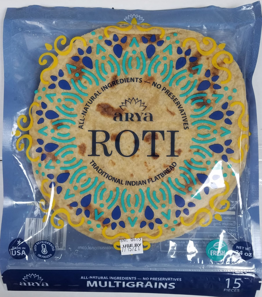 Mully Roti Arya Multigrain Roti ll 1 Pack (15 Piece) – Mahifoods
